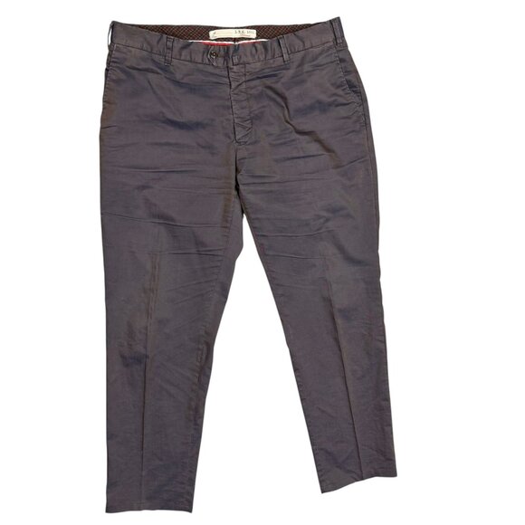 L.B.M 1911 Tailored Chinos Mens Twill Pants Iridescent Fabric Italy 36x30 - Picture 1 of 12